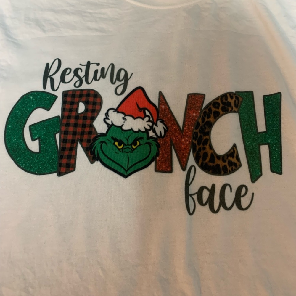 Large Grinch Christmas Shirt